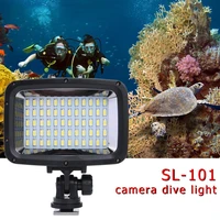 12w sl 101 60 led lights diving camera video fill light 1800lm photography lamp underwater light 5500 6000k for gopro hero 3 4