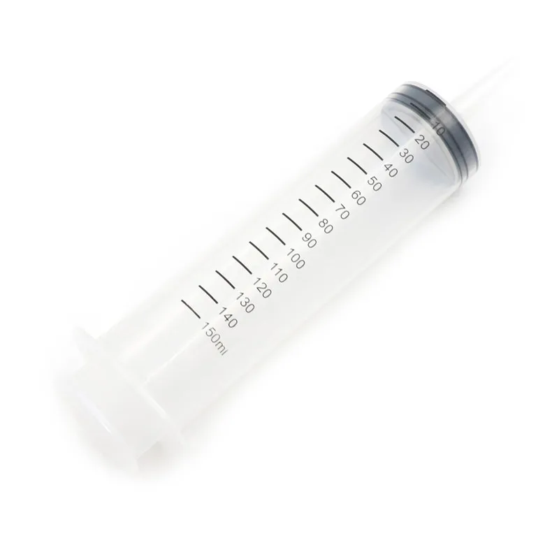 

150ml Plastic Reusable Big Large Hydroponics Nutrient Sterile Health Measuring Syringe Tools Cat Feeding Acc