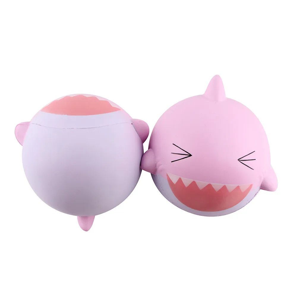 15см Розовые прелестные счастливые акулы с ароматом медленно поднимающиеся игрушки - коллекция новых смешных игрушек для снятия стресса и расслабления