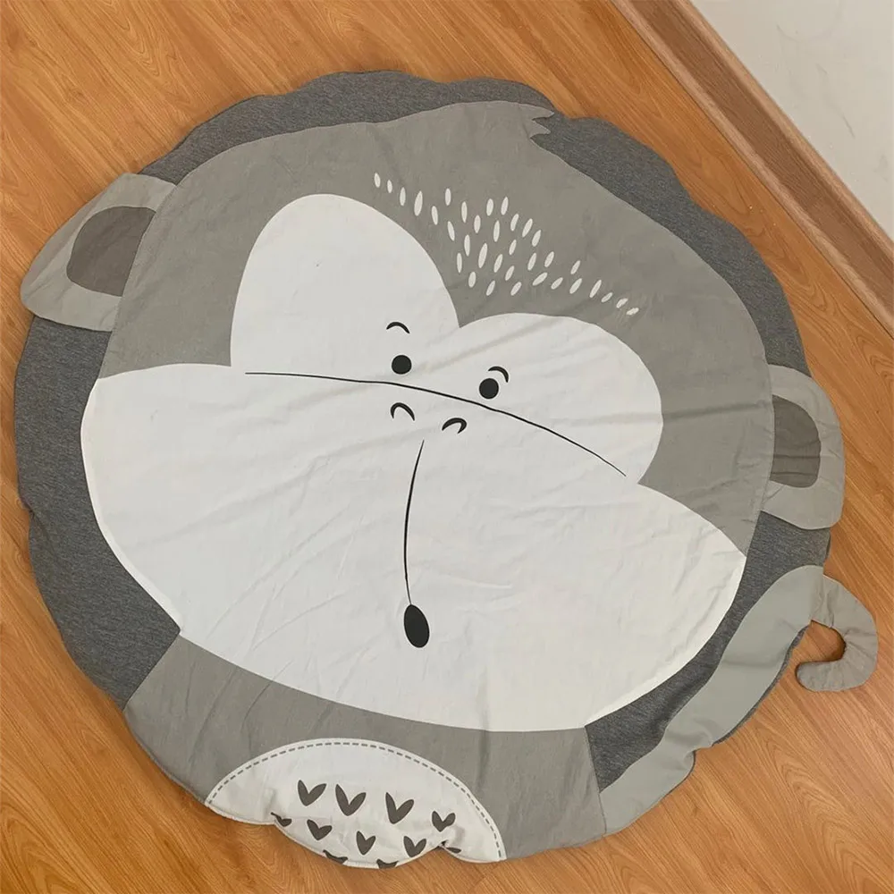Мультяшный детский коврик хлопковый игровой одеяло для ползания детские игрушки