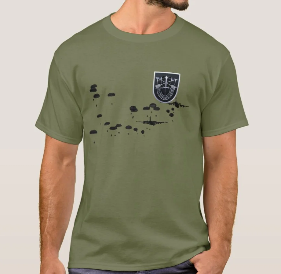 

US Armed Forces 5th Special Forces Group T-Shirt. Summer Cotton Short Sleeve O-Neck Mens T Shirt New S-3XL
