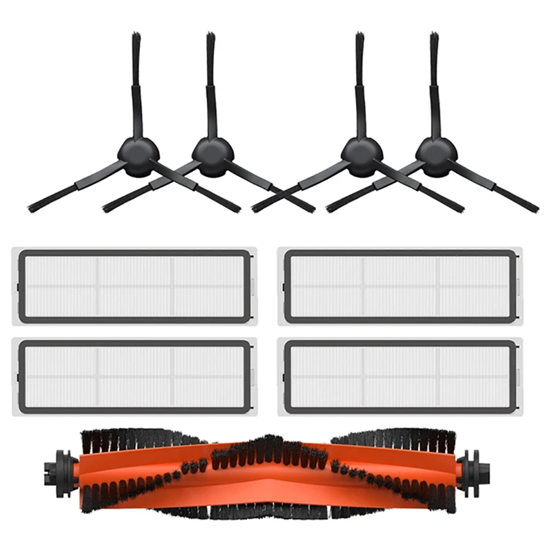 

9Pcs For Dreame Bot Z10 Pro Robot Vacuum Cleaner Spare Parts HEPA Filter Side Brush Main Brush Accessories