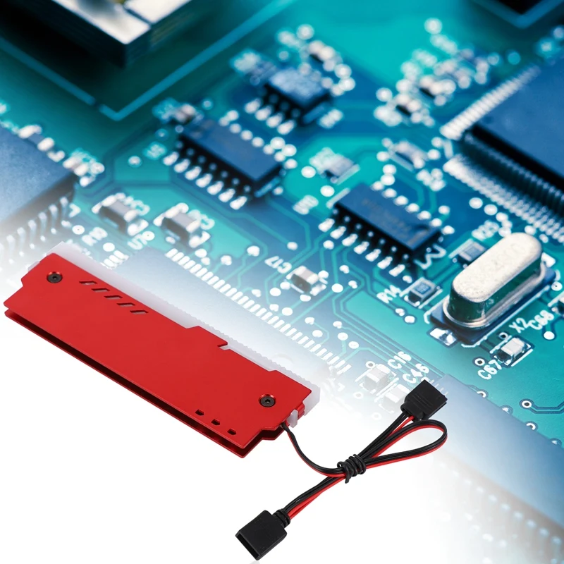 Rgb-настройка LED с пультом дистанционного управления теплоотвод ОЗУ алюминиевый