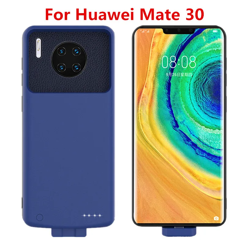 For Huawei Mate 30 Для huawei mate 30 Pro Чехол для аккумулятора 7000 мАч съемный магнитный Резервный банк зарядное устройство чехол для huawei mate 30 30 Pro Чехол - Цвет: For Huawei Mate 30