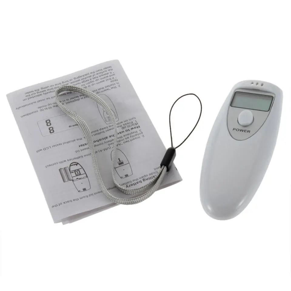 

Promotion Pocket Digital Alcohol Breath Tester Analyzer Breathalyzer Detector Test Testing PFT-641 LCD Display