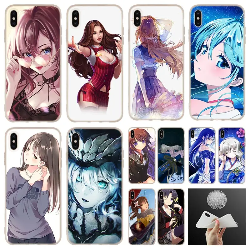 Мягкий силиконовый чехол для iPhone 11 Pro 7 8 Plus XR XS Max 4 5 5S SE 6 6s|Бамперы| |