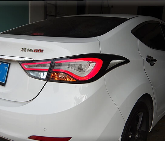 CAPQX 1 пара светодиодный задний фонарь светильник для Hyundai Elantra 2010 новинка 2015 Tuscon