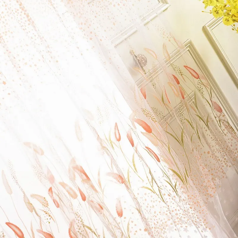 ДИДИХУ Шторы на окно из прозрачной фатины для спальни, гостиной, балкона, кухни, надпись на шторе под солнцезащитой, домашний текстиль.