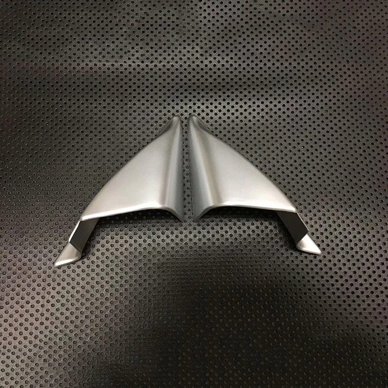 

Chrome Carbon Fiber Interior Front Window Side Triangle Corner Cover Trim A Pillars Trigangle Cover For Mazda CX-5 CX5 2018 2019