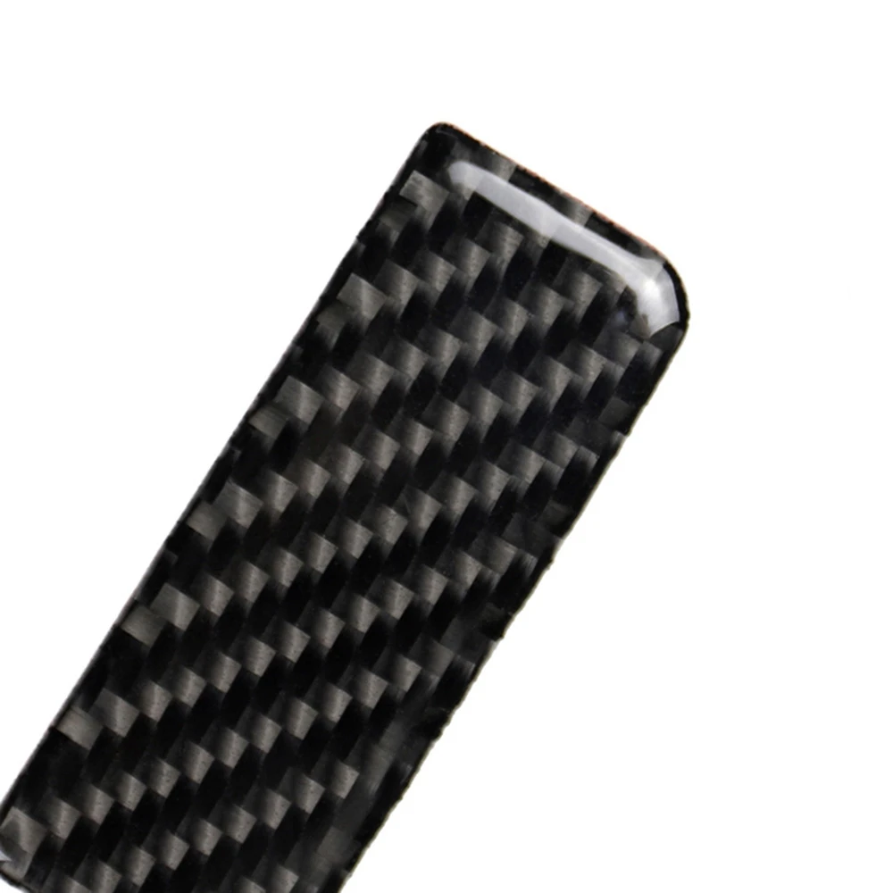 

2pcs Car Interier Stickers Carbon Fiber Car Main Driving Storage Box Handle Cover Trim Sticker for Toyota Camry 2018-2019