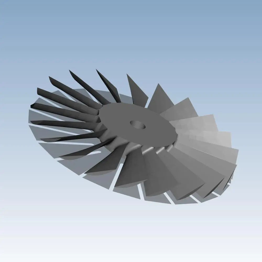 

Fan blade Custom order highqualityhighprecision digital models 3D printing service Classic objects ST2118