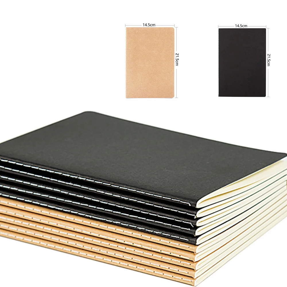 

Creative A5 Kraft Paper Notebook Journal Diary Drawing Notepad For Students Kids Office School Supplies 30 Sheets 60 Pages