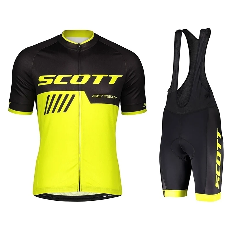 

2019 Outdoor Men Pro Bicycle Team Short Sleeve Cycling Jersey Summer breathable Cycling Clothing Sets Maillot Ciclismo