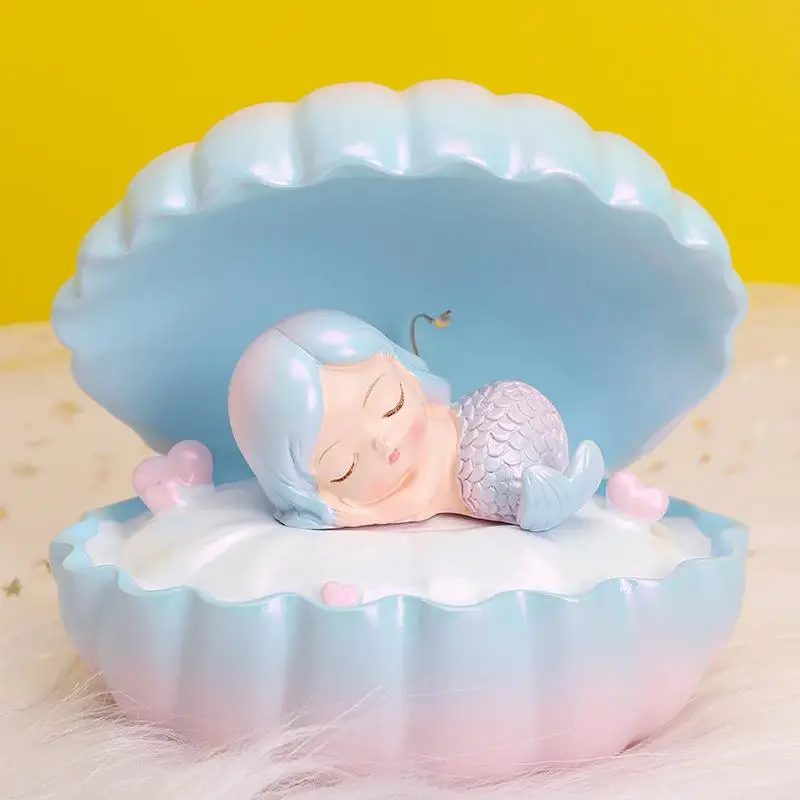 Милый детский ночник детская звезда ракушка сказочный светильник Настольная