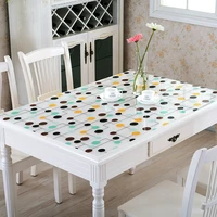 qqpqgg 2019 new soft glass table cover color transparent pvc crystal plate plastic table cloth waterproof for home tablecloths