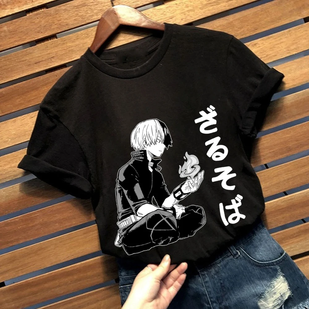 

Funny Japan Anime My Hero Academia T-Shirt Men Unisex Summer Hot T-Shirt Casual Short Sleeve Tshirt Homme