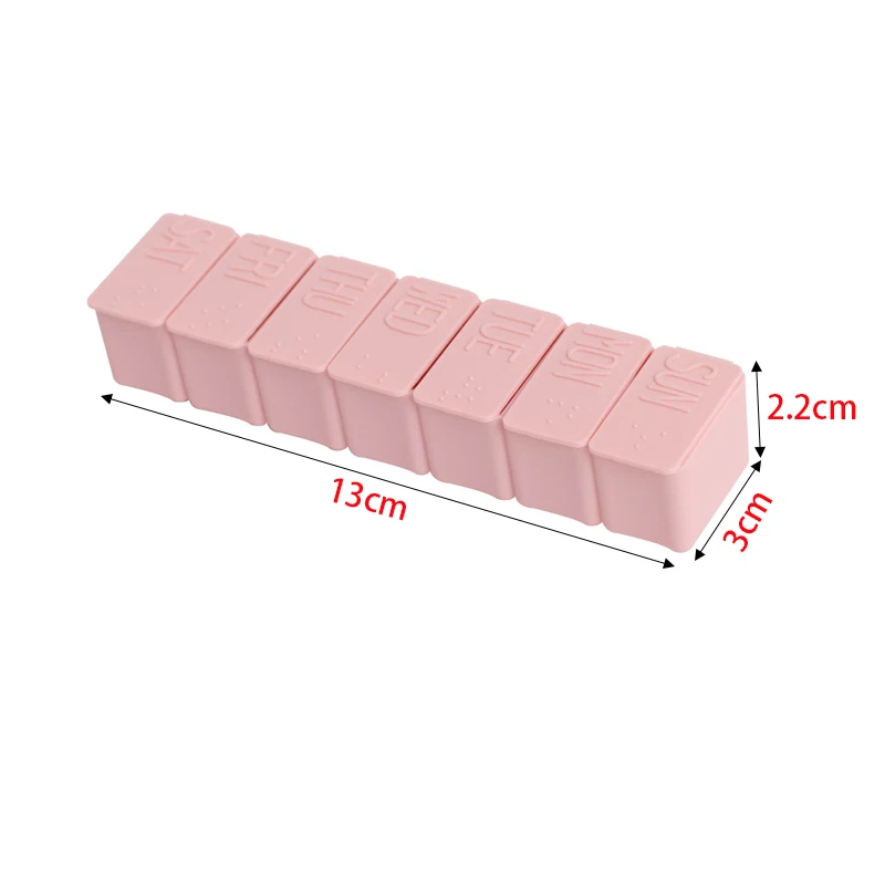 7 дней на неделю контейнер для таблеток органайзер лекарств хранения ячеек | Дом и