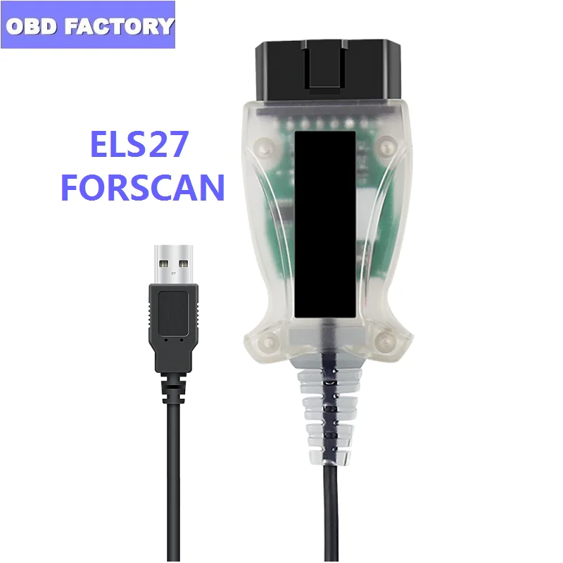 ELS27 FORScan V2.3.8 ELS Green PCB PIC24HJ128GP + FTDI Mircochip ELM327 & J2534 Pss Thru| |