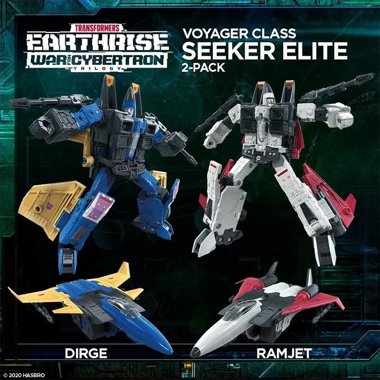

TAKARA TOMY 18cm Action Figures Transformers: Cybertron Dirge Ramjet Earth Rise Set WFC-E27 Action & Toy Figures 18cm PVC E7460