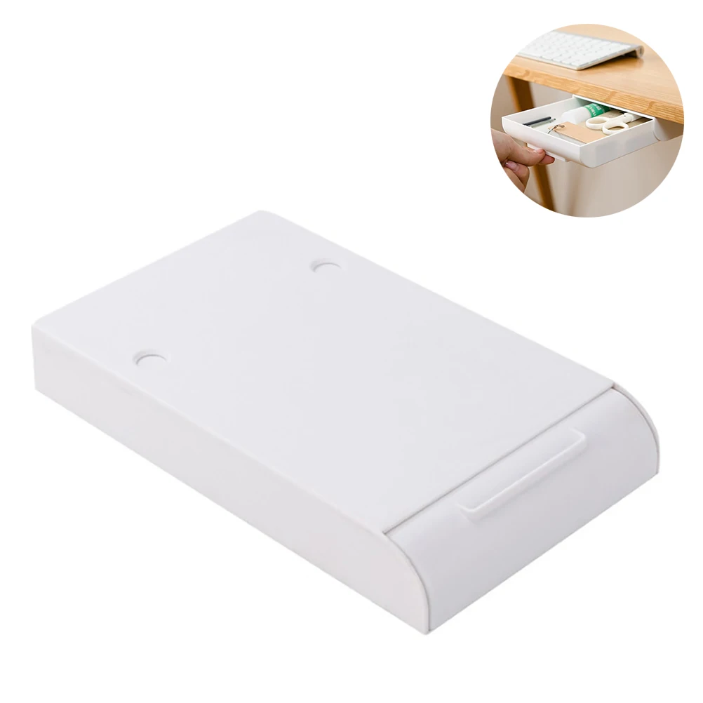 2020 новейший пенал для карандашей самоклеющийся под стол ящик скрытый Органайзер