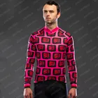 Рубашка мужская с длинным рукавом, уличная спортивная одежда для бега, гонок, Джерси, тонкая кофта, весна-осень