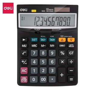 deli 12 digits electronic calculator large screen desktop calculators home office school calculators financial accounting tools free global shipping