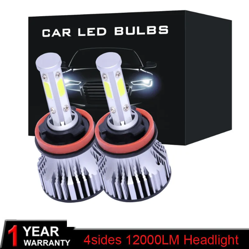 

2Pcs LED H4 H7 H13 Car Headlight Bulbs 5202 9005 9006 H8 9012 9004 HB3 HB4 9007 H11 LED Bulb 16000LM 6500K Auto LED 12 24V