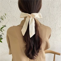 girls fairy ribbon wholesale hair rings bowknot temperament long elastic hair band