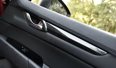 

Carbon Fiber Inner Door Handle Bowl Stripe Trim 4pcs For Mazda CX-5 KF 2017-2020