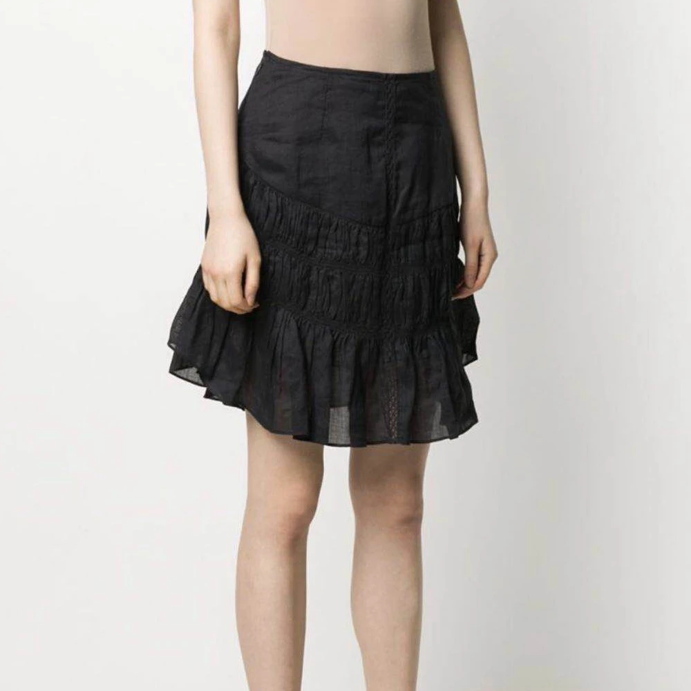 

Женская плиссированная юбка, универсальная Однотонная юбка, Новинка лета 2021