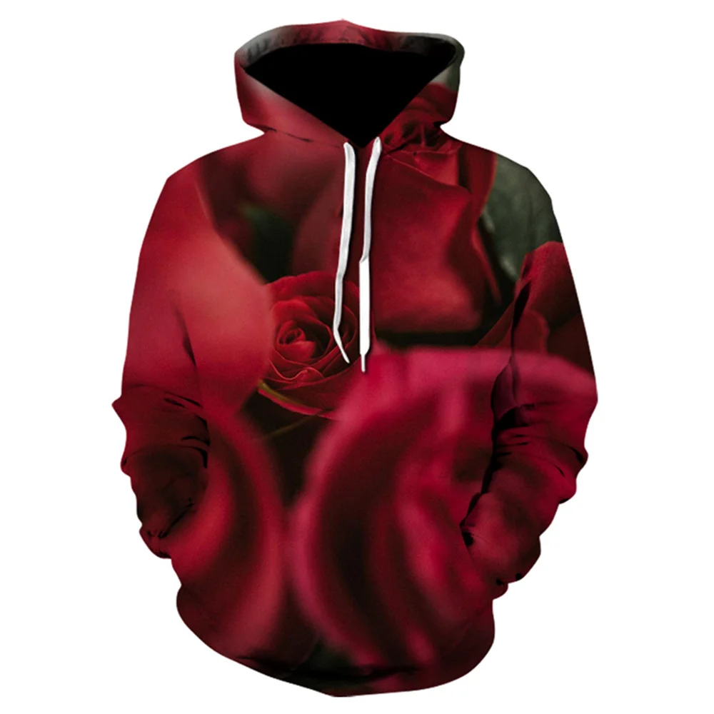 

2021 New Autumn Sweatshirt 3D Printed Floral Hoodie Women's Harajuku Casual Funny Hoodie Top High Quality Direct Sales