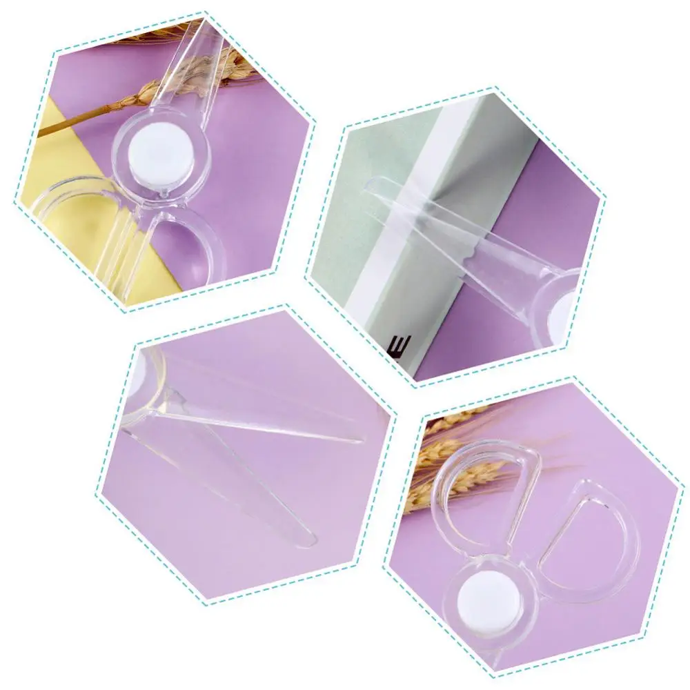 2 шт./компл. прозрачные акриловые художественные ножницы резак для бумаги