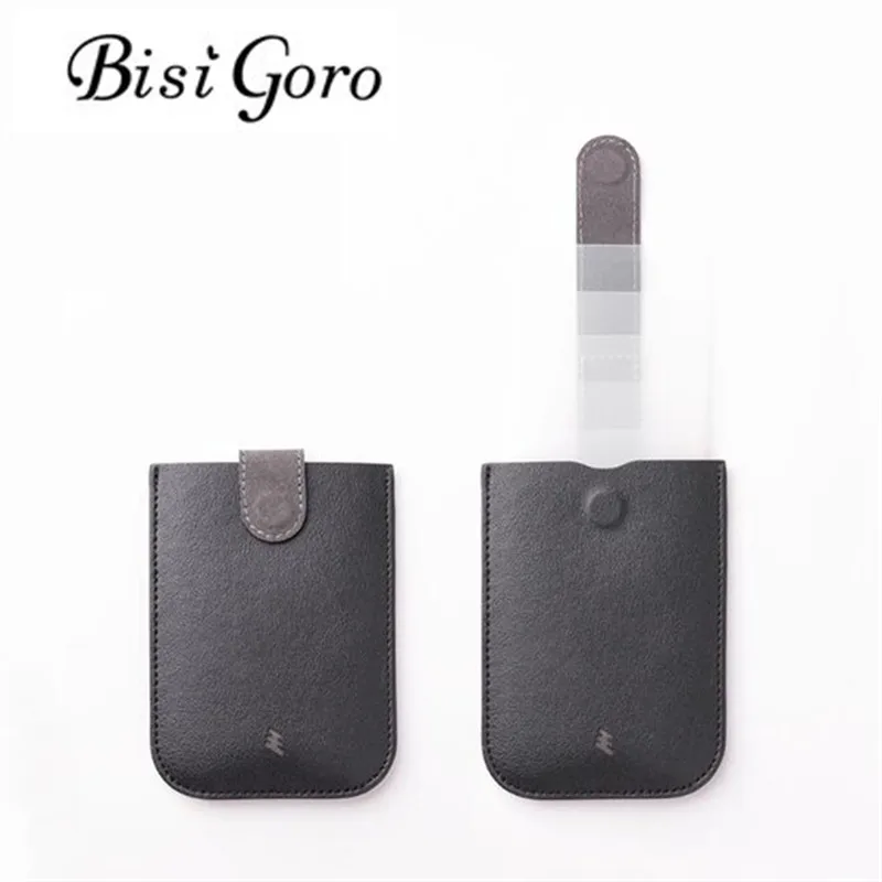 Умный кошелек BISI GORO для мужчин и женщин тонкий Тонкий деловой бумажник из