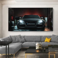 home decorations canvas painting wall art vehicles modified car rs 5 wide body sports car pictures posters and prints room decor