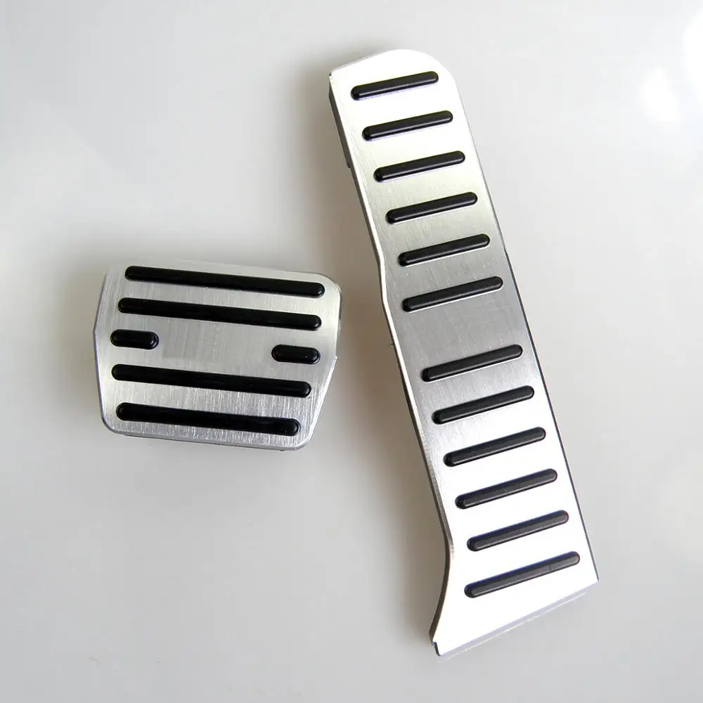 Без дрели алюминиевая искусственная накладка на педаль тормоза акселератора для