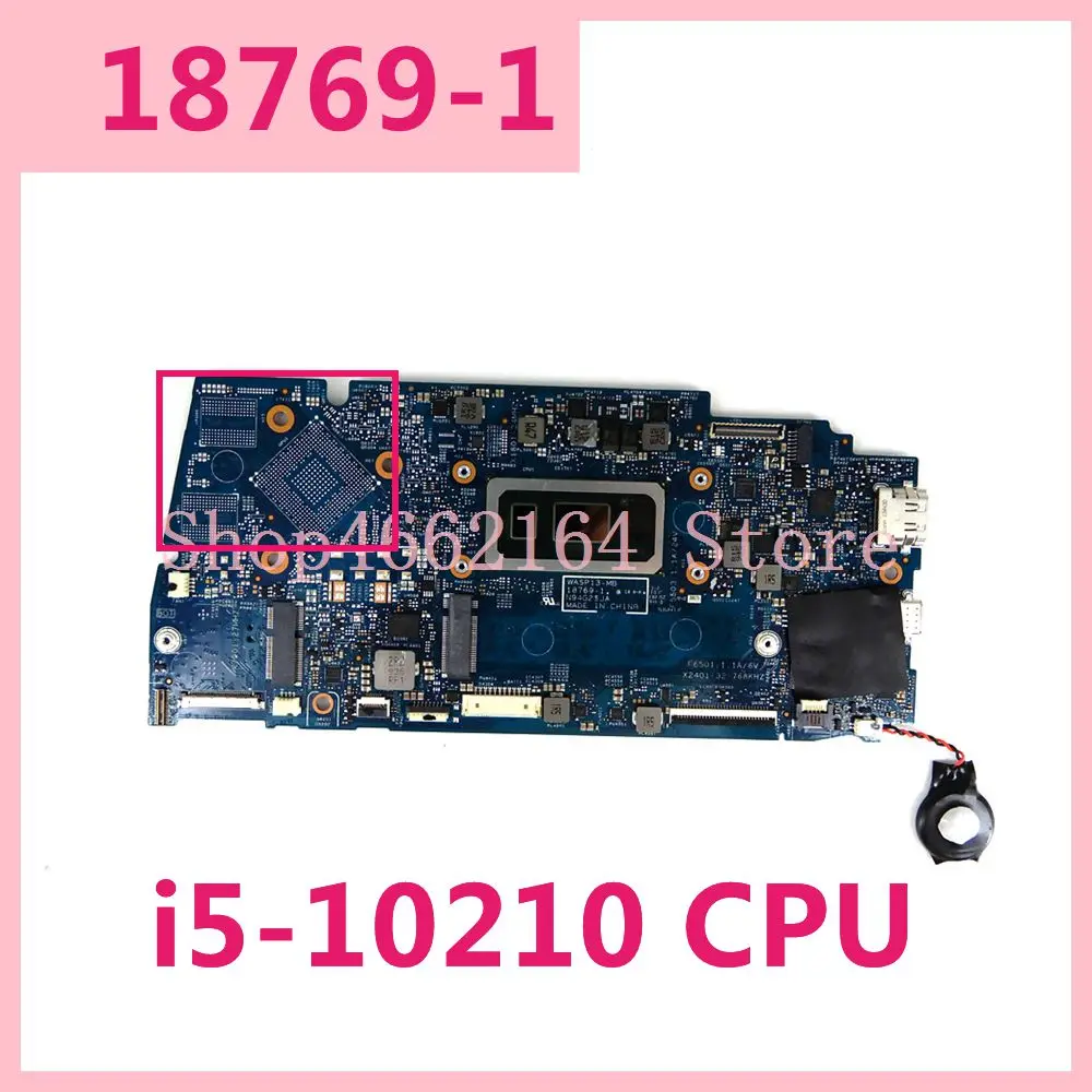 

Материнская плата 05V5NC 18769-1 i5-10210 для ноутбука DELL Inspiron 13-5390, 100% протестированная