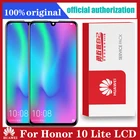 Для Huawei Honor 10 Lite, ЖК-дисплей с дигитайзером в сборе, сенсорный экран с рамкой глобальная версия 6,21 дюйма, HRY-LX1 HRY-LX2
