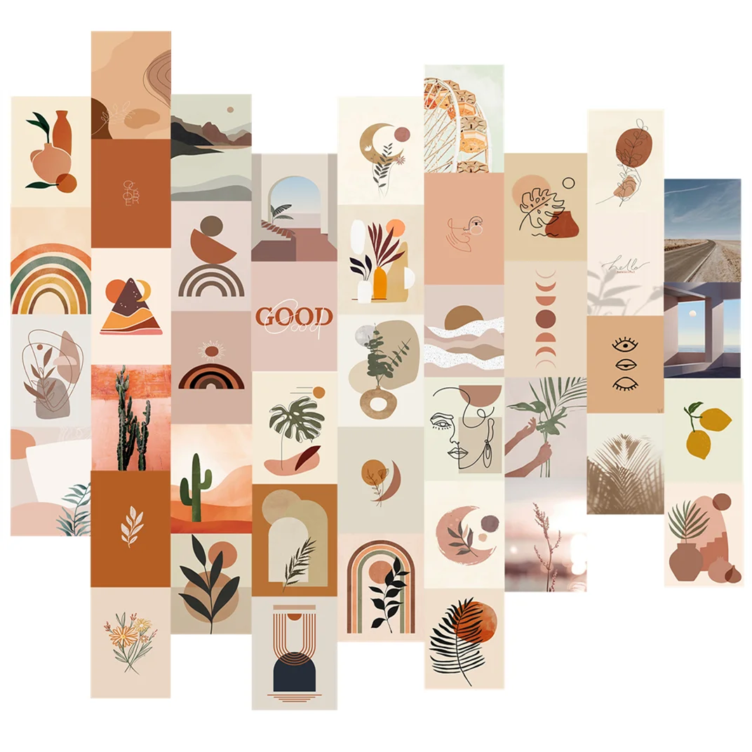 

Postcard Photo Collage Set Wall Collage Kit Exqusite Aesthetic Posters Bedroom Decor