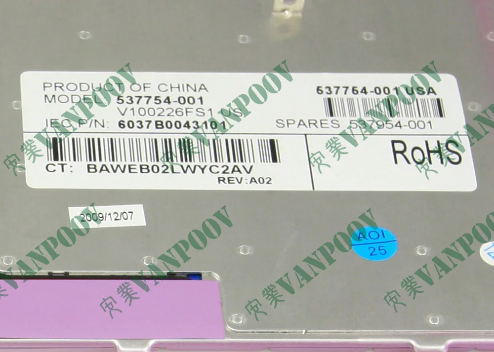 100% новая клавиатура для ноутбука HP Compaq Mini110 Mini 110 1000 102 Presario CQ10 100 розовый Версия США