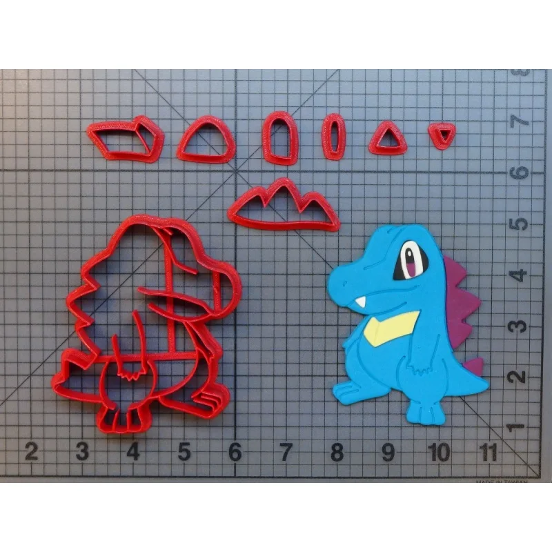 1-611-5 Anime Game Character Cookie Cutter Tools Squirtle Snorlax Metwo Face Fondant Cupcake Top Made 3D Printed Cake Mould | Дом и сад