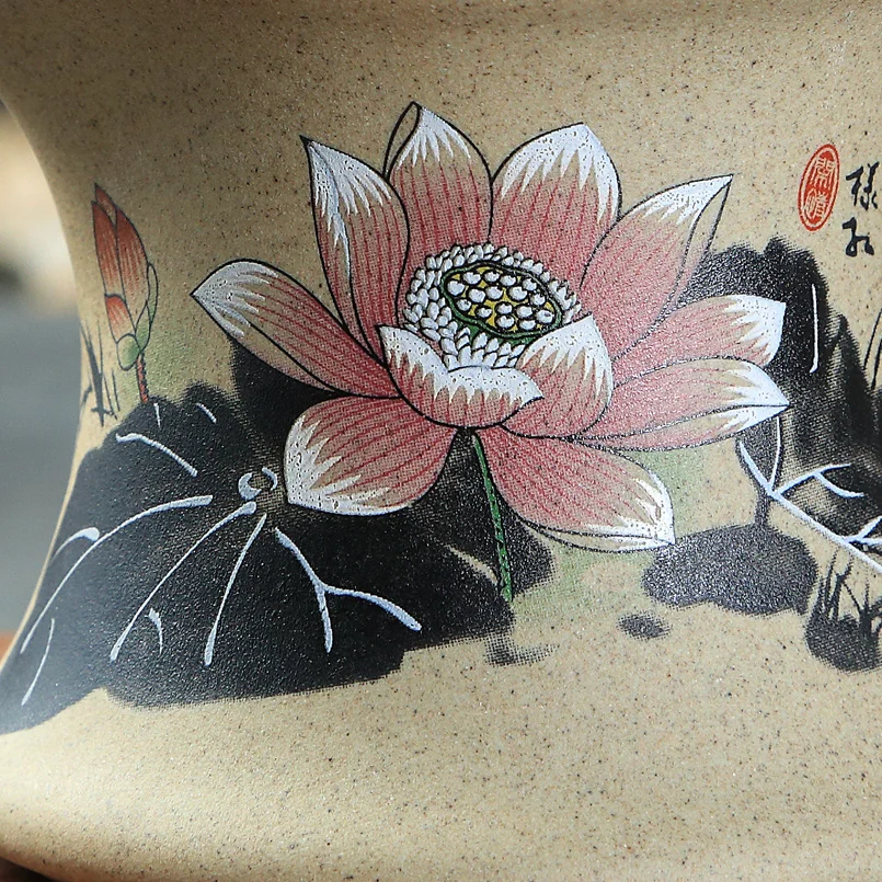 

Retro Kung Fu Tea Set Teapot cover bowl Tea Cup Ceramic whole Set House Office Tea set Chinese Jingdezhen ceramic tea gift box