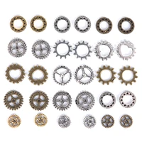 100pcslot small size 8 15mm mix alloy mechanical steampunk cogs gears charms diy accessories