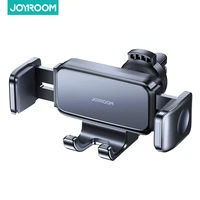 joyroom car phone holder for air vent 4 7 6 8 inch phone strong clamping mount support for iphone samsung xiaomi phone holder