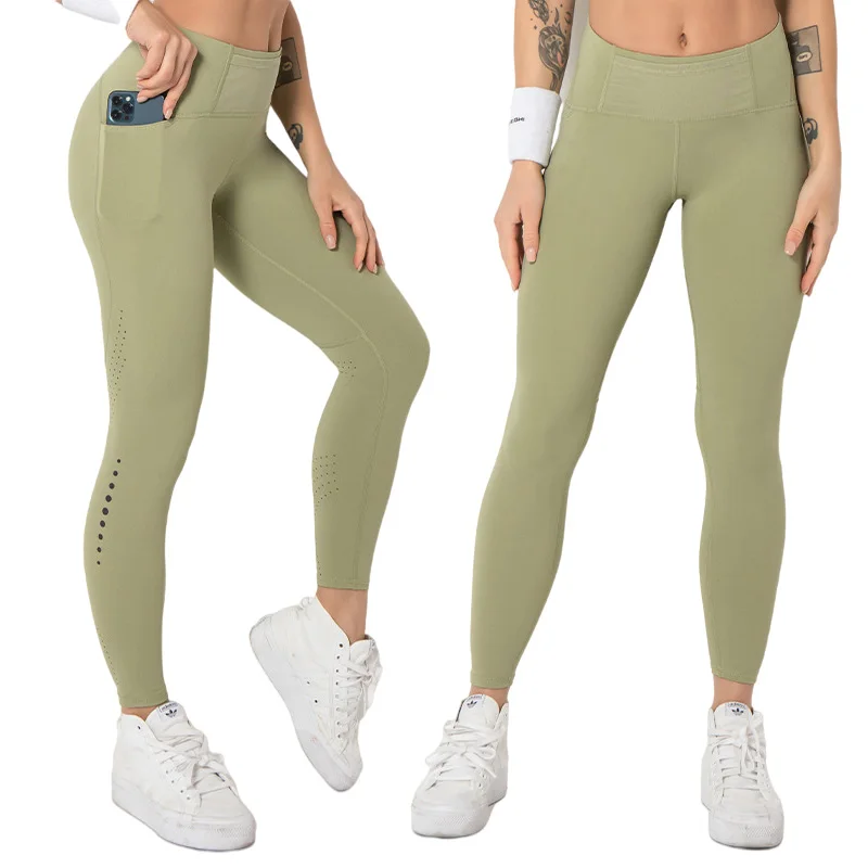 Yoga Leggings, Butt Lifting Yoga Pants for Women, Full Length Booty Workout High Waist Leggings with Deep Pocket