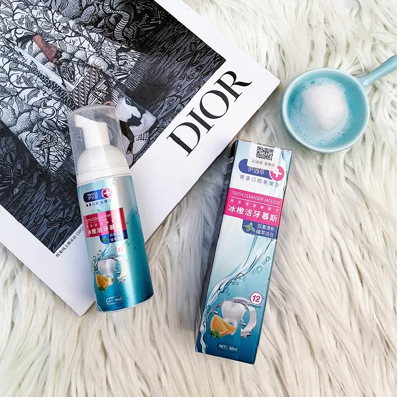 1 шт. отбеливающая зубная паста из пены для взрослых и детей удаление пятен от чая