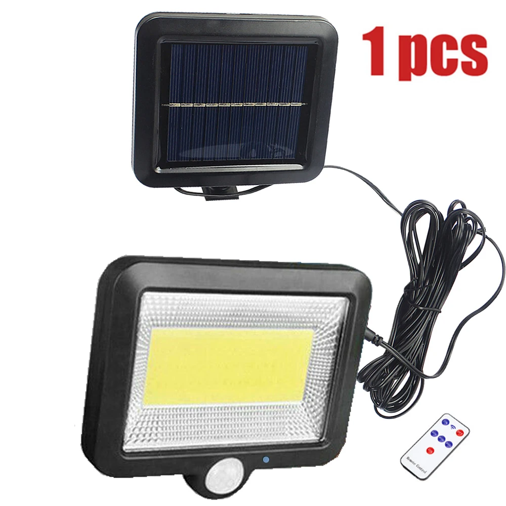 

LED Solar Light Outdoor Wireless Solar Powered garden street Wall lamp seperable Panel security night light floodlight spotlight
