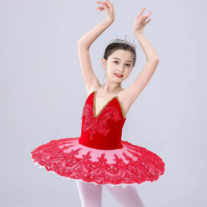 Новинка профессиональная балетная пачка детская одежда для балета в виде лебедя