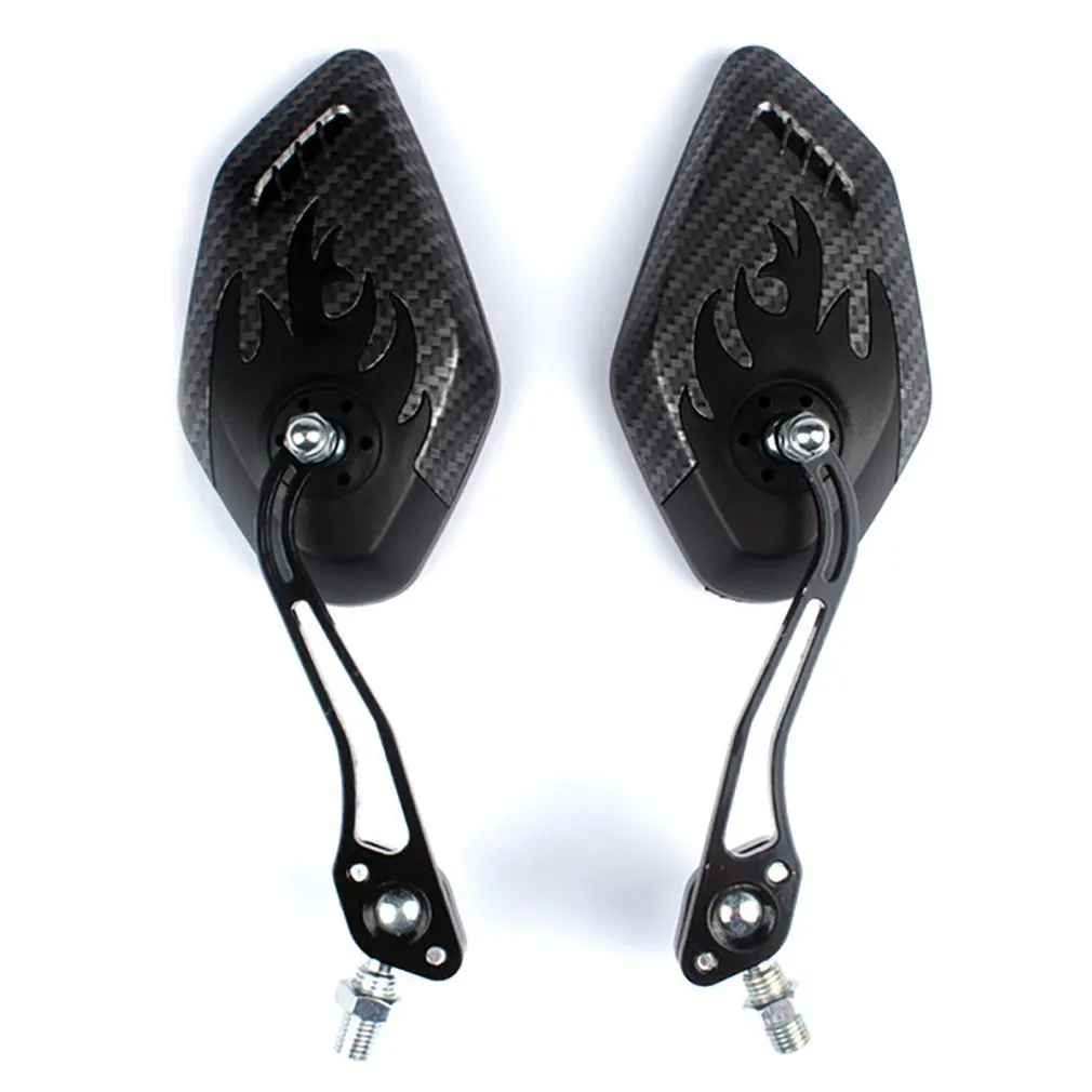 

Bike Mirrors Pair HD Glass Lens Mountain Bicycle Mirror Adjustable Bike Glass Mirror Rotatable Safe Rearview Mirror Left& Right