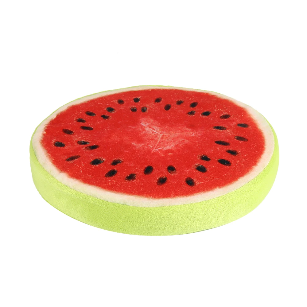 Высокое качество Милая 3D фруктовая круглая подушка имитация плюшевый фруктовый