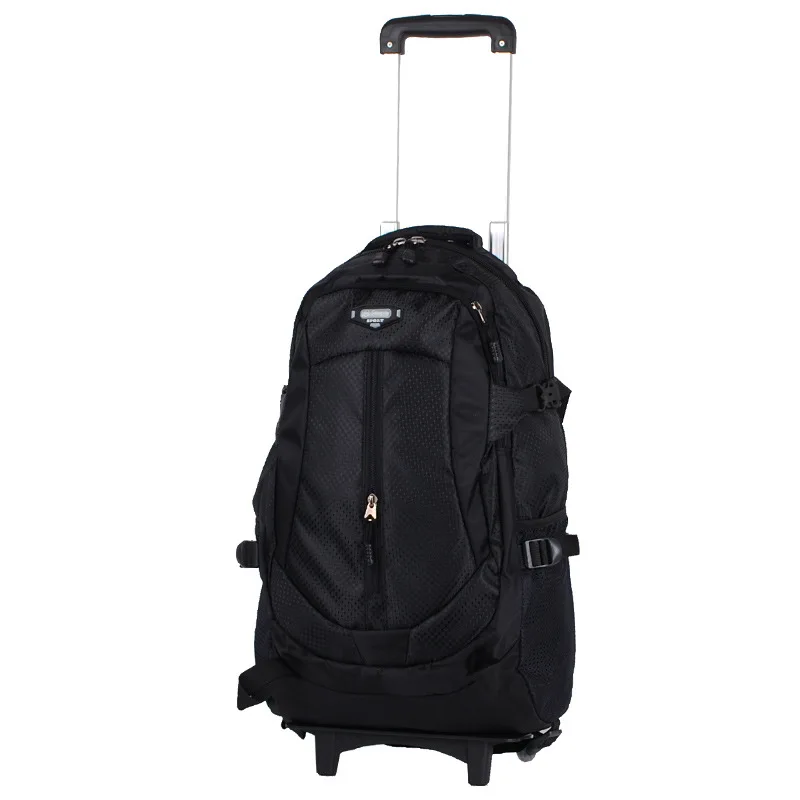 Тролли школьная дорожная сумка для мужчин тележка багажа на колесах женщин